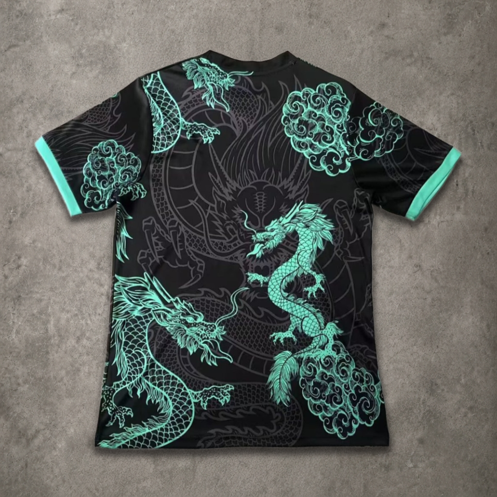 Real Madrid Black and Green Dragon Concept