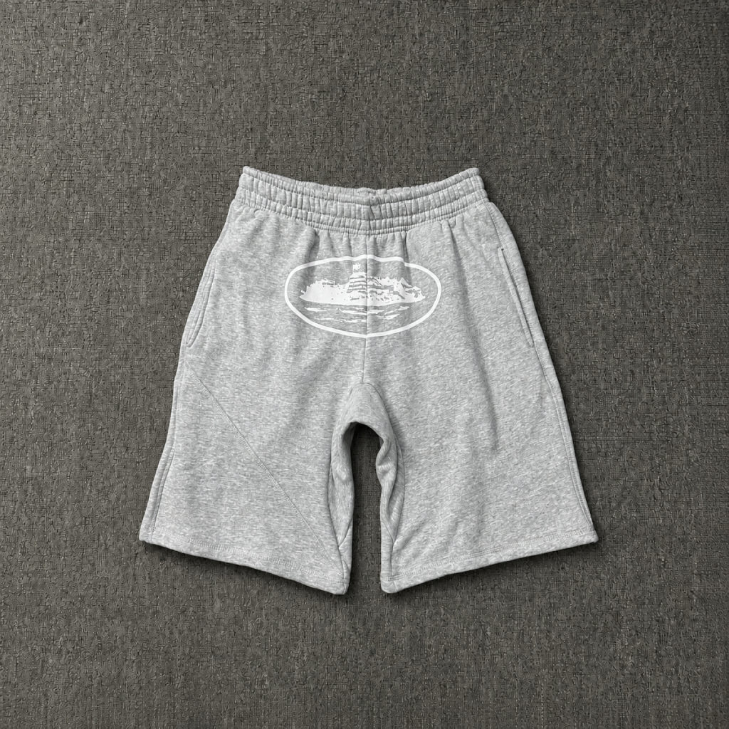 Corteiz Alcatraz Grey Shorts