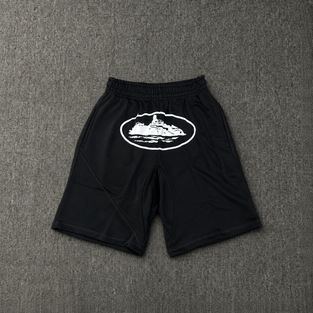 Corteiz Alcatraz Black Shorts