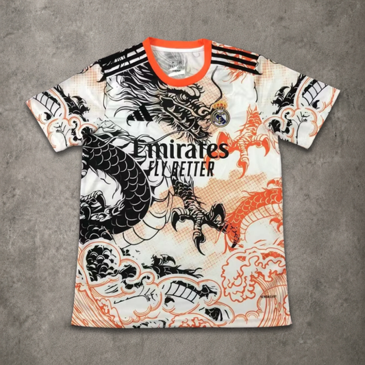 Real Madrid Orange Dragon Concept